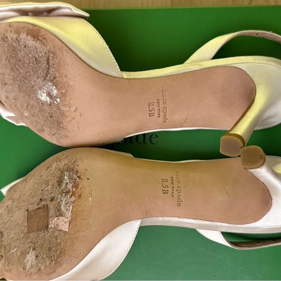 Kate Spade Happily Cream Bow Sling Shoes - Picture 4 of 6